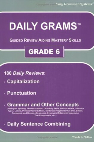 Cover of Daily Grams Guided Review Aiding Mastery Skills