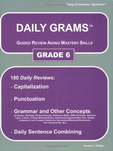 Book cover for Daily Grams Guided Review Aiding Mastery Skills