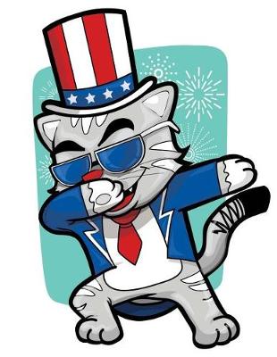Book cover for Dabbing USA Patriotic Cat