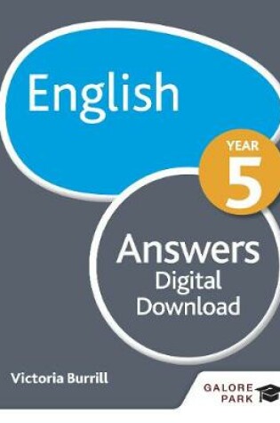 Cover of English Year 5 Answers