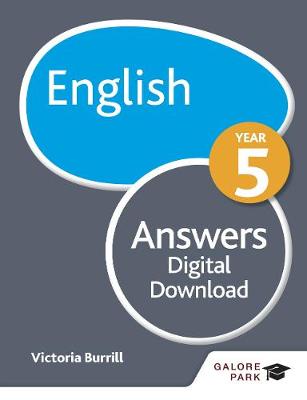 Book cover for English Year 5 Answers