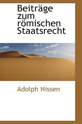 Book cover for Beitr GE Zum R Mischen Staatsrecht