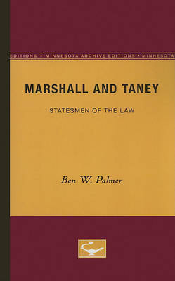 Cover of Marshall and Taney