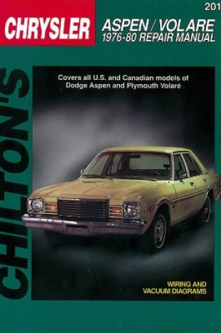 Cover of Dodge Aspen/Volare (76 - 80) (Chilton)