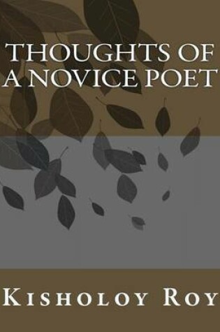 Cover of Thoughts of a Novice Poet