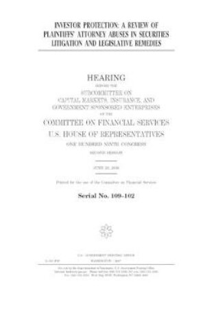 Cover of Investor protection