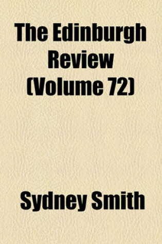 Cover of The Edinburgh Review Volume 72