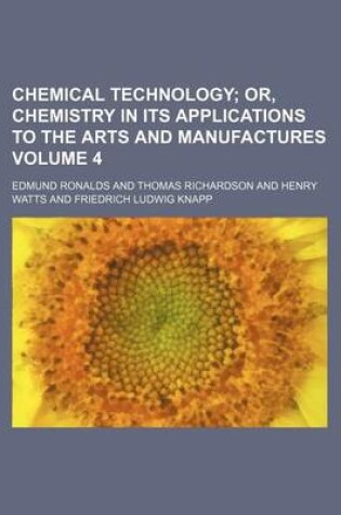 Cover of Chemical Technology Volume 4