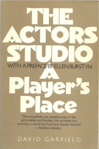 Cover of The Actors Studio