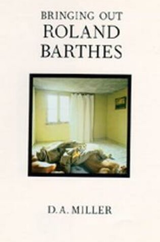Cover of Bringing Out Roland Barthes