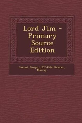 Cover of Lord Jim - Primary Source Edition