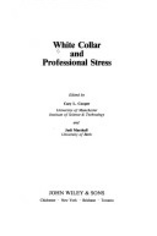 Cover of White Collar and Professional Stress