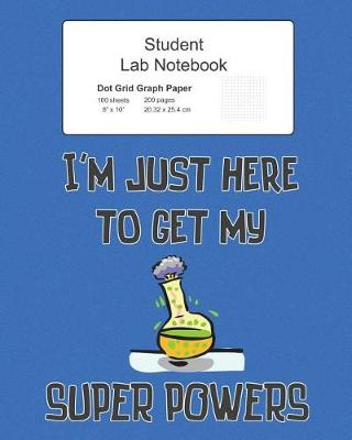 Book cover for Student Science Lab Dot Grid Graph Paper Notebook