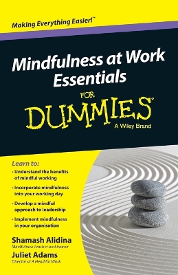 Book cover for Mindfulness At Work Essentials For Dummies