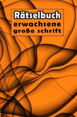 Cover of Rätselbuch erwachsene große schrift