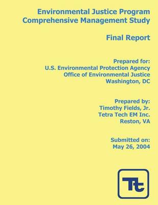 Book cover for Environmental Justice Program Comprehensive Management Study