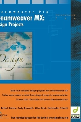 Cover of Dreamweaver MX Design Projects