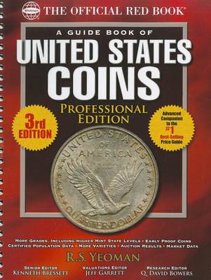 Book cover for A Guide Book of United States Coins 2012 Professional Edition