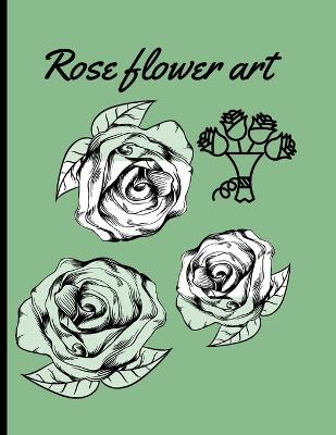 Book cover for Rose flower art