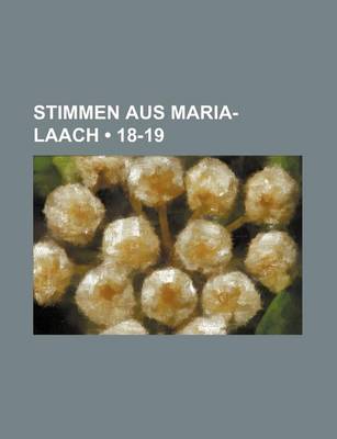 Book cover for Stimmen Aus Maria-Laach (18-19)