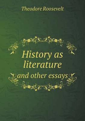 Cover of History as Literature and Other Essays