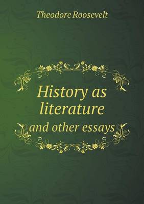 Book cover for History as Literature and Other Essays