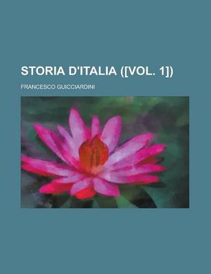 Book cover for Storia D'Italia ([Vol. 1])