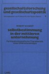 Book cover for Selbstbestimmung in Der Mittleren Unternehmung (M.U.)