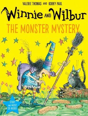 Book cover for Winnie and Wilbur: The Monster Mystery PB + CD