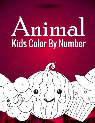 Book cover for animal kids color by Number