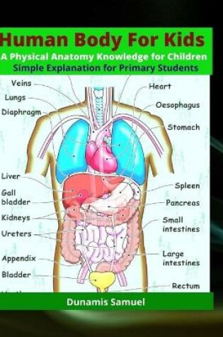 Cover of HUMAN BODY FOR KIDS - A Physical Anatomy Knowledge for Children