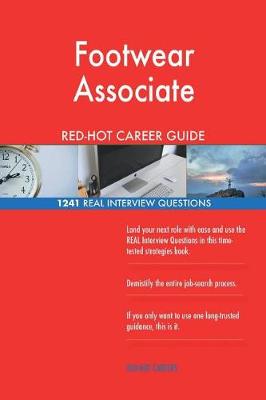 Book cover for Footwear Associate Red-Hot Career Guide; 1241 Real Interview Questions
