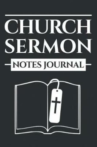 Cover of Church Sermon Notes Journal