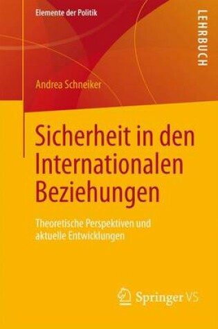 Cover of Sicherheit in Den Internationalen Beziehungen