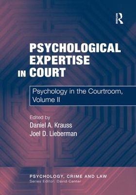 Book cover for Psychological Expertise in Court