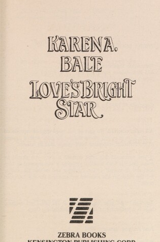 Cover of Love's Bright Star