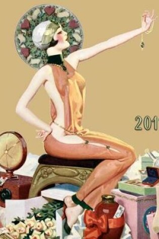 Cover of Vintage Pinup Girl with Flowers Jewelry and Gifts