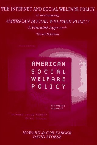 Book cover for American Social Welfare Policy Internet Supplement "How to Use the Internet for Social Policy Research"