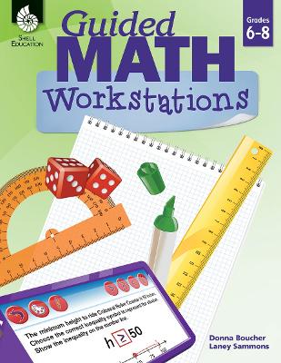 Cover of Guided Math Workstations Grades 6-8