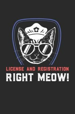 Cover of License And Registration RIGHT MEOW