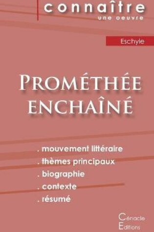 Cover of Fiche de lecture Promethee enchaine de Eschyle (Analyse litteraire de reference et resume complet)