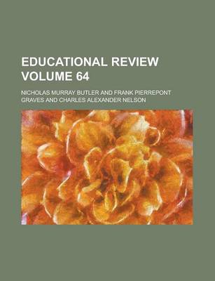 Book cover for Educational Review Volume 64