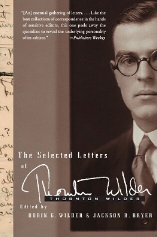 Cover of The Selected Letters of Thornton Wilder