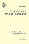 Book cover for Aus Dem Erbe Von Antike Und Christentum