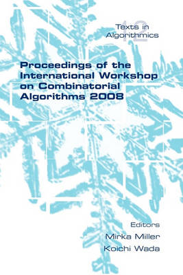 Cover of Proceedings of the International Workshop on Combinatorial Algorithms 2008