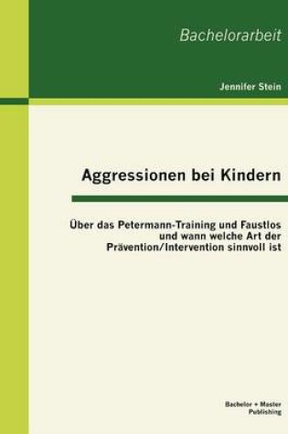 Cover of Aggressionen bei Kindern
