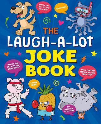 Book cover for The Laugh-a-Lot Joke Book