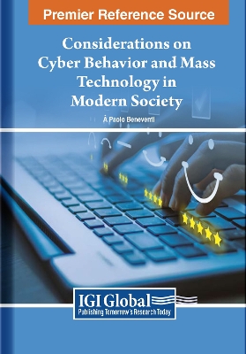 Book cover for Considerations on Cyber Behavior and Mass Technology in Modern Society