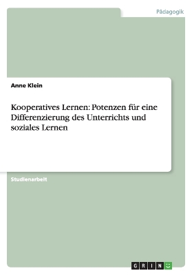 Book cover for Kooperatives Lernen