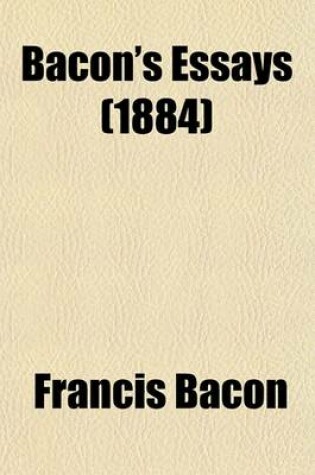 Cover of Bacon's Essays with Annotations